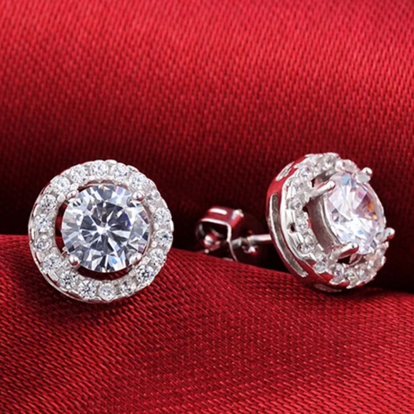 Jewelry - New! Cubic Zirconia Stud Earrings